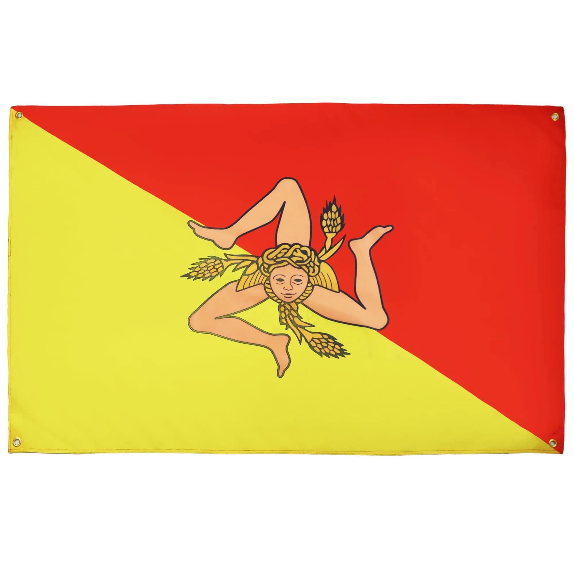 AZ FLAG Sicily Flag 150x90 cm | Lightweight Polyester for Indoor & Outdoor Use — Sicily