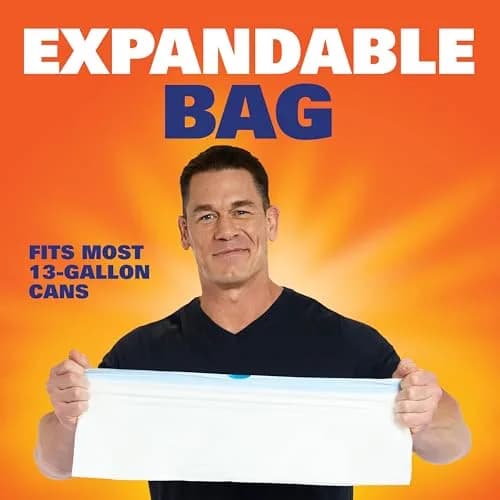 Hefty Ultra Strong 13 Gallon Trash Bags, White, Clean Burst Scent, 110 Bags | 13 Gallon Kitchen Bags with Odor Control thumbnail 6