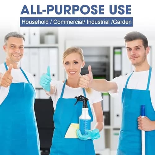 Gandeer 10 Pack 16 oz Spray Bottles | Stylish Cleaning Containers, Black, Reusable, Leak-Proof, Portable thumbnail 6