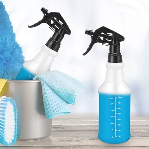 Gandeer 10 Pack 16 oz Spray Bottles | Stylish Cleaning Containers, Black, Reusable, Leak-Proof, Portable thumbnail 4