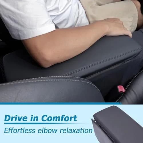 TOPINSTALL Center Console Cover for 2025-2027 Toyota Camry LE/SE/XLE/XSE | PU Leather Armrest Protector thumbnail 3