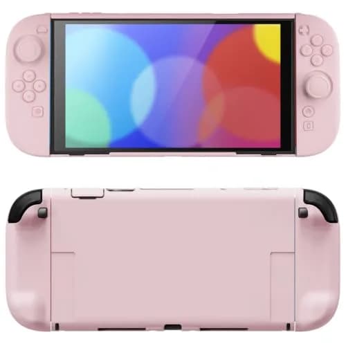 playvital Pink Portable Electronic Device Cover for Nintendo Switch 2 | Full-Body Dockable Shell (65g) thumbnail 1