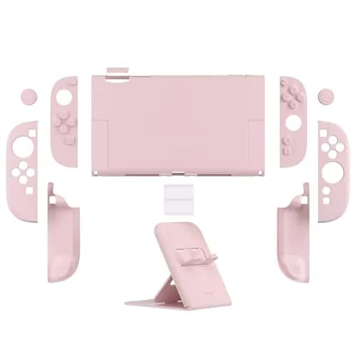 playvital Pink Portable Electronic Device Cover for Nintendo Switch 2 | Full-Body Dockable Shell (65g) thumbnail 2