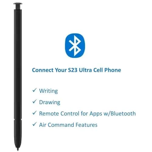 TYHJ S Pen S23 Ultra Replacement Stylus with Bluetooth & Replacement Tips for Samsung Galaxy S23 Ultra 5G | 4096 Pressure Levels thumbnail 3
