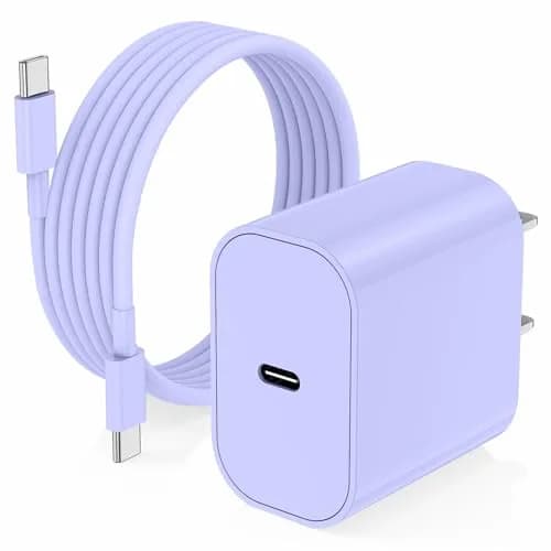 Cerdeti 20W USB C Charger & 10ft Cable Set | Fast Charging for iPhone 17/16/15 Series & iPad thumbnail 1