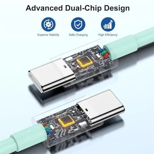 Cerdeti 20W USB-C Fast Charger Block & 10ft Cable Set | 220V Compatible, PD 3.0 thumbnail 4