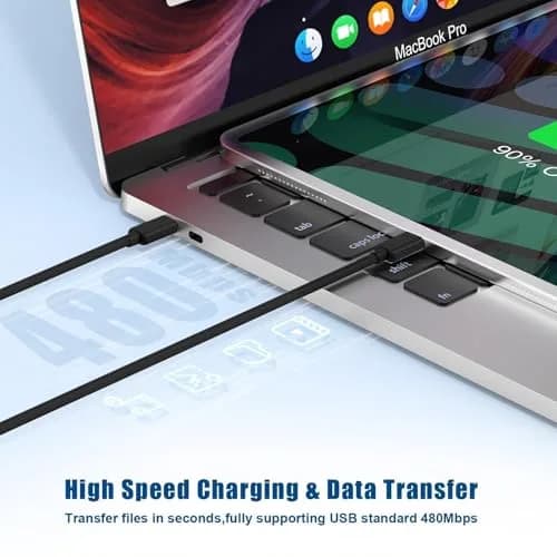 Cerdeti 20W USB-C PD Fast Charger & 10ft Cable Set | 220V Compatible thumbnail 5