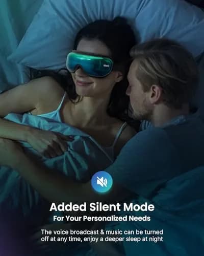 RENPHO Eyeris 1V Voice Control Eye Massager with Heat & Bluetooth Music | Gradient Green (1 Unit) thumbnail 4