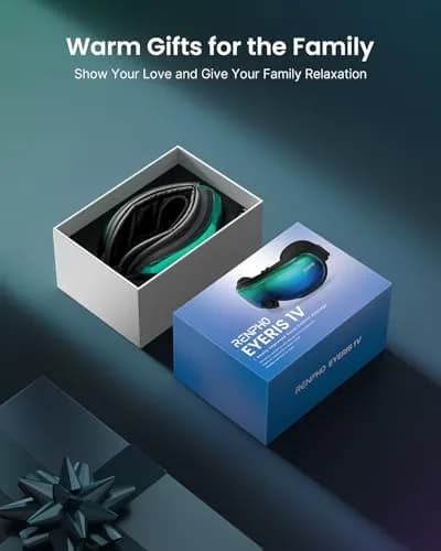 RENPHO Eyeris 1V Voice Control Eye Massager with Heat & Bluetooth Music | Gradient Green (1 Unit) thumbnail 7