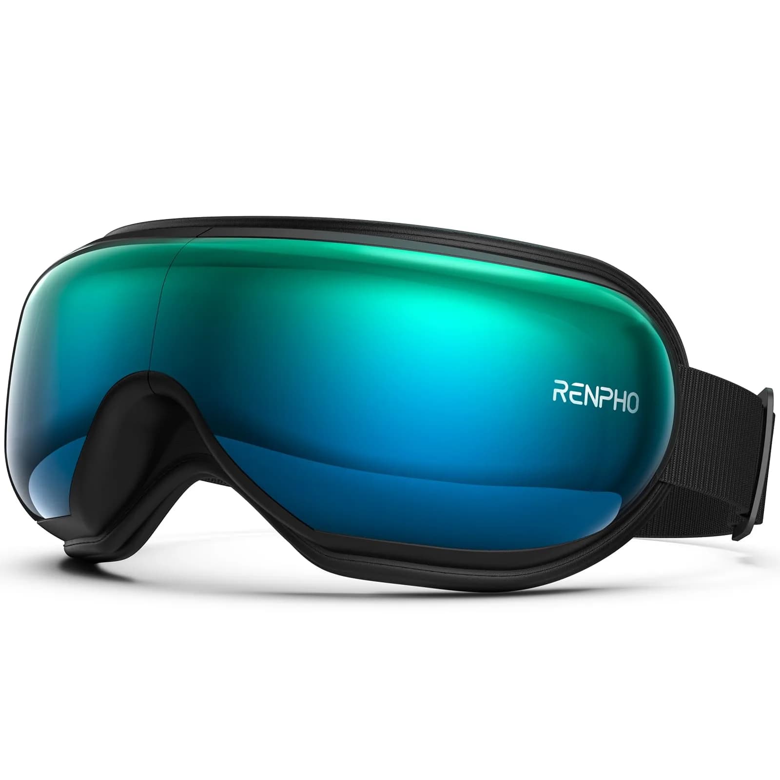 RENPHO Eyeris 1V Voice Control Eye Massager with Heat & Bluetooth Music | Gradient Green (1 Unit) - main product image