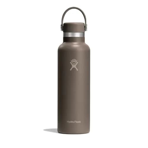Hydro Flask 21 Oz Standard Mouth Water Bottle | Insulated Stainless Steel, Leakproof, Sandpiper Color thumbnail 1