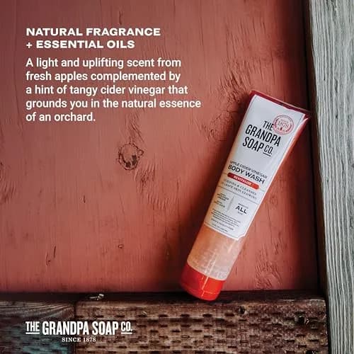Grandpa's Apple Cider Vinegar Body Wash 9.5 Fl Oz | Vegan, Purifies & Glows Skin thumbnail 5