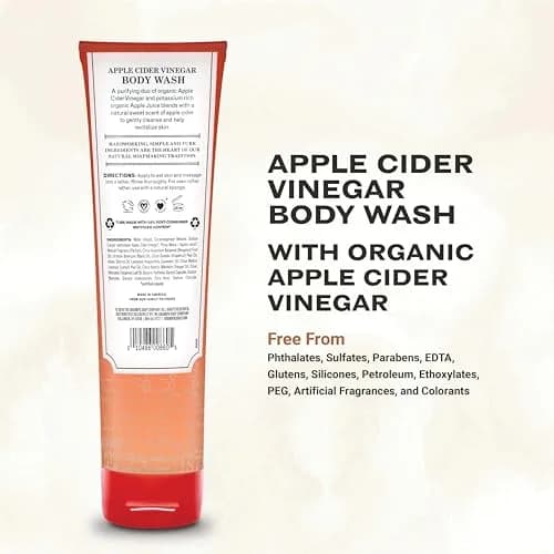 Grandpa's Apple Cider Vinegar Body Wash 9.5 Fl Oz | Vegan, Purifies & Glows Skin thumbnail 2