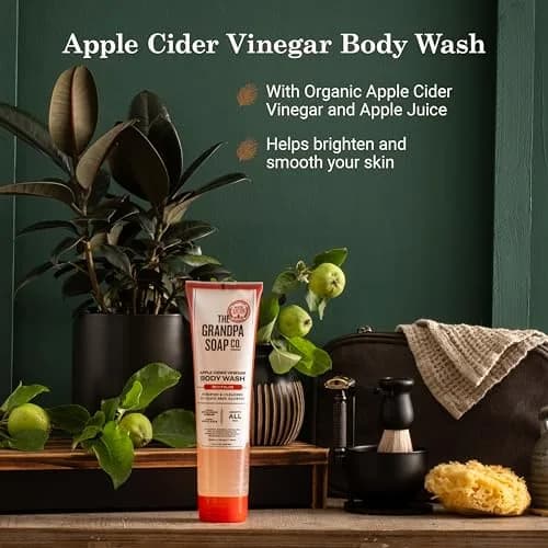 Grandpa's Apple Cider Vinegar Body Wash 9.5 Fl Oz | Vegan, Purifies & Glows Skin thumbnail 3