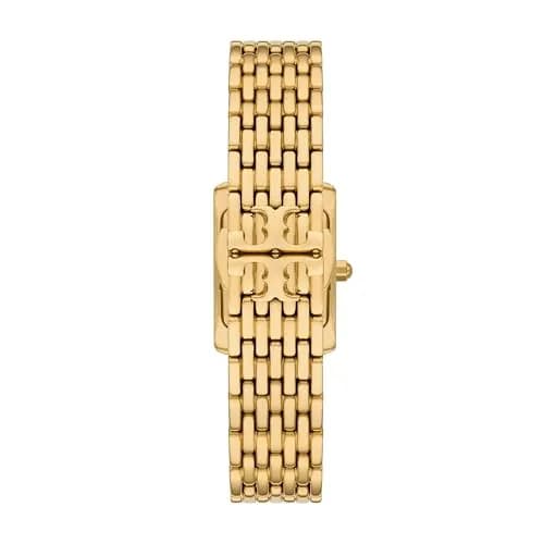 Tory Burch Women's Eleanor Small Gold-Tone Stainless Steel Bracelet Watch (Model: TBW1082) | Elegant, 19mm case, Mother-of-Pearl Dial thumbnail 2