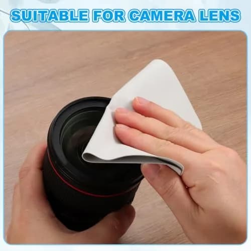 PATIKIL Microfiber Cleaning Cloth 13cm x 13cm (5" x 5") | Soft Lint-Free Wipe for Lenses & Screens thumbnail 6