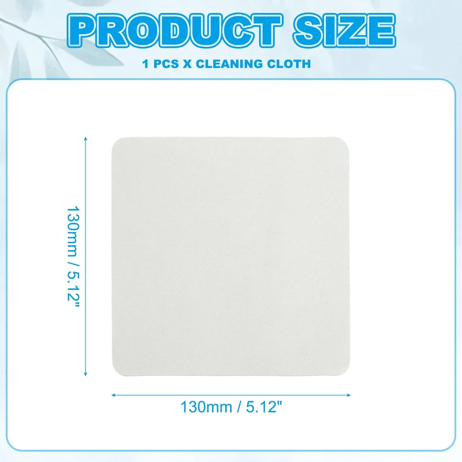 PATIKIL Microfiber Cleaning Cloth 13cm x 13cm (5" x 5") | Soft Lint-Free Wipe for Lenses & Screens - view 2