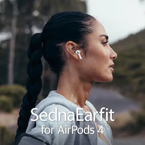 AZLA SednaEarfit for AirPods 4 Silicone Covers, Secure Fit, Ultra Slim+Slim | Anti-Slip, Dual Thickness, Compatible with Charging Case thumbnail 9