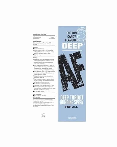 Naughty Kitty Kat Deep AF Deep Throat Spray (Cotton Candy) | No Gag Reflex Numbing Spray for Intimate Pleasure thumbnail 3
