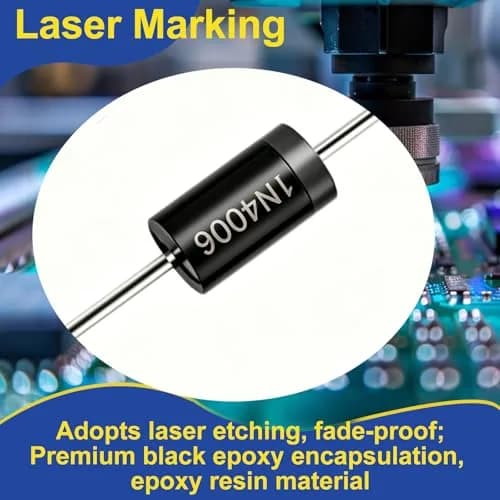 Tnisesm 20 Values Diodes Kit 190 Pcs | Rectifier, Schottky, Fast Recovery, Switching Diodes Assortment thumbnail 4