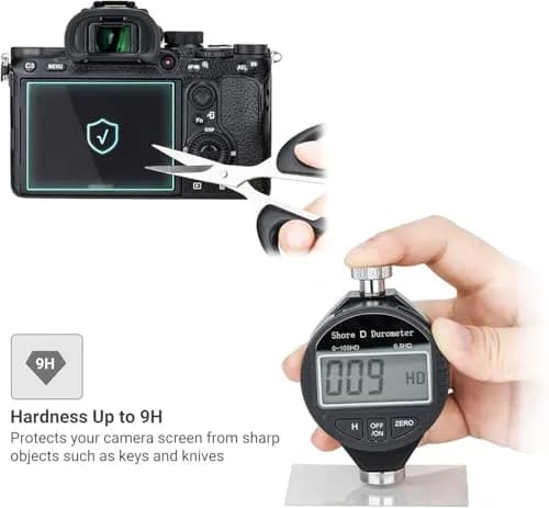 JJC 2 Pack Tempered Glass Screen Protector for Fuji Insta Wide EVO Camera LCD & Lens - 9H Hardness, 95% Clarity thumbnail 2