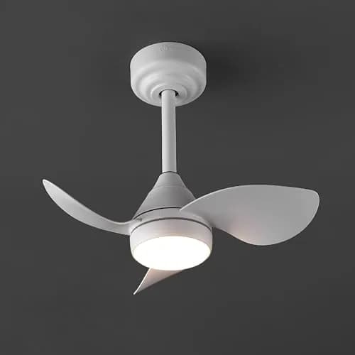 OVAL AIR AIR8000B Albini 22" Contemporary Minimalist Ceiling Fan | 6-Speed Dimmable LED, Remote & App Control thumbnail 3