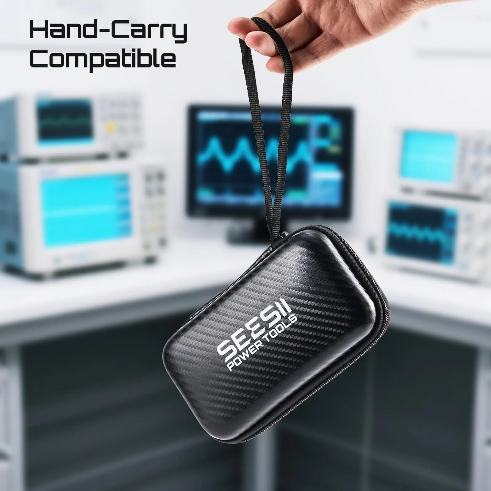 Seesii NanoVNA-H4 Vector Network Analyzer V4.4 9kHz-1.5GHz | 1.5GHz Frequency Range, 4" Touchscreen, EVA Case - view 5
