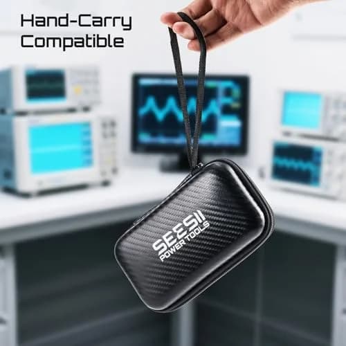 Seesii NanoVNA-H4 Vector Network Analyzer V4.4 9kHz-1.5GHz | 1.5GHz Frequency Range, 4" Touchscreen, EVA Case thumbnail 5