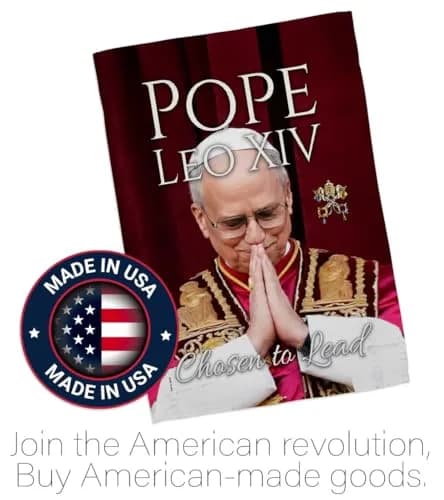 Pope Leo XIV Flag Legacy Banner 28" x 40" | Religious Wall Art with Weather-Resistant Material thumbnail 5