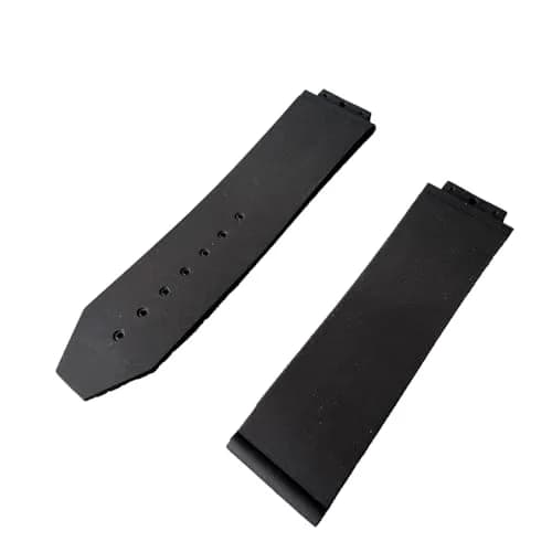 HiCycle2 Rubber Watch Band Strap Replacement for Hublot Fusion 44-45 H Big Bang | 24mm/25mm Black thumbnail 2