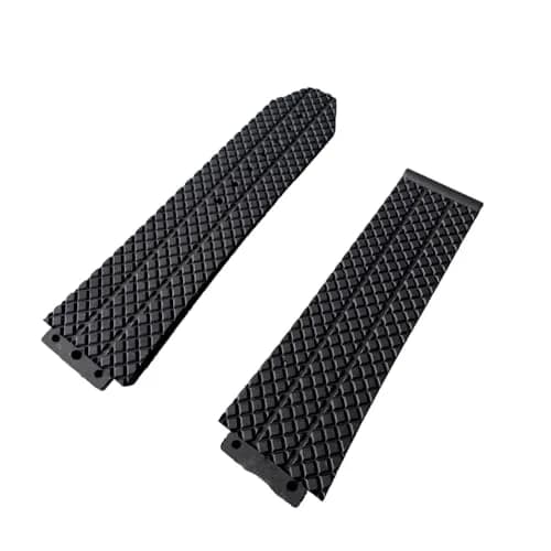 HiCycle2 Rubber Watch Band Strap Replacement for Hublot Fusion 44-45 H Big Bang | 24mm/25mm Black thumbnail 3