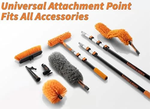 EXTEND-A-REACH High Reach Duster Kit with 5-18 ft Extension Pole | 24 ft Reach for High Ceilings & Windows thumbnail 7