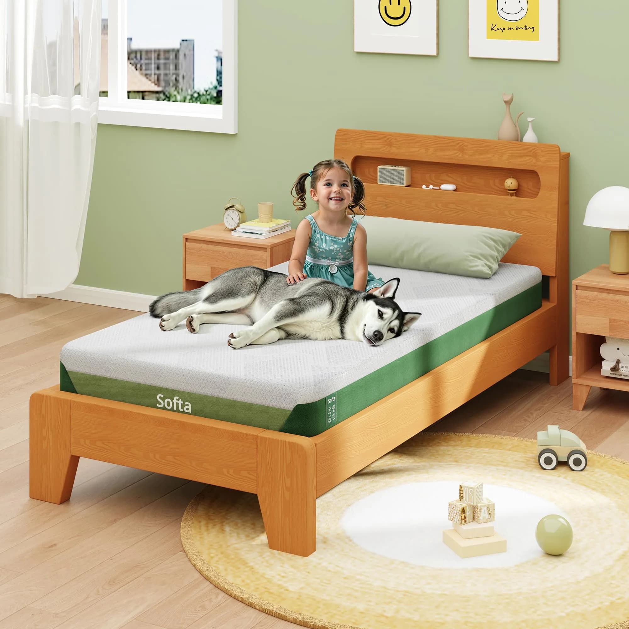 Softa 6" Twin Cooling Gel Memory Foam Mattress | Viscose from Bamboo, CertiPUR-US, OEKO-TEX, 10-Year Warranty