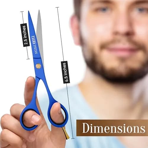 FACON Professional Hair Cutting Scissors 6.5 Inch Japanese Stainless Steel Barber Shears | Razor Edge Precision Cutting thumbnail 7