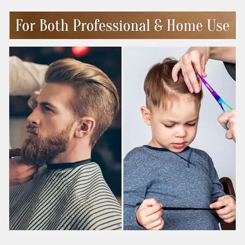 FACON Professional Hair Cutting Scissors 6.5 Inch Japanese Stainless Steel | Razor Edge Barber Shears for Men, Women & Kids thumbnail 5