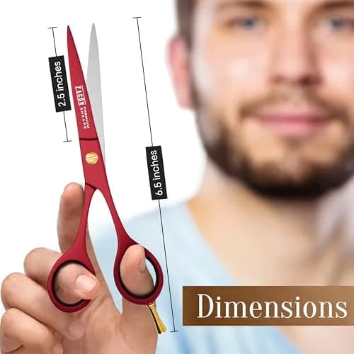 FACON Professional Hair Cutting Scissors 6.5 Inch Razor Edge Barber Shears | Japanese Stainless Steel thumbnail 7