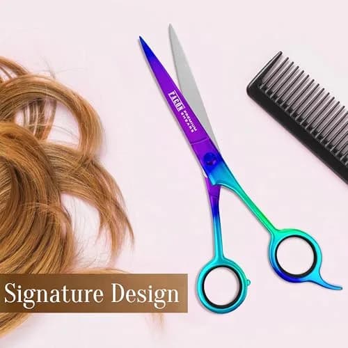 FACON Professional Hair Cutting Scissors 6.5 Inch Japanese Stainless Steel Barber Shears | Razor Edge Precision for Men, Women & Kids thumbnail 9