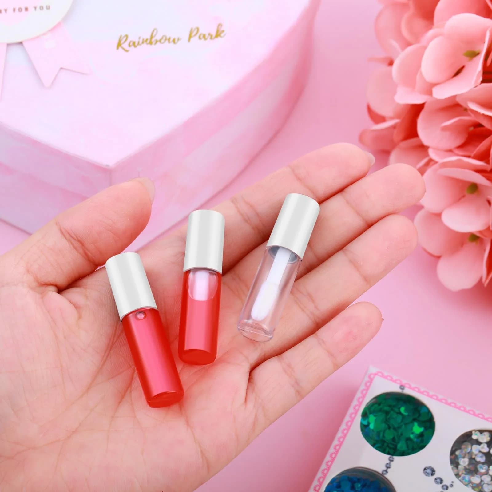 Patelai 1.2ml White Mini Lip Gloss Tubes (100-Pack) | DIY Cosmetic Containers for Travel - view 4