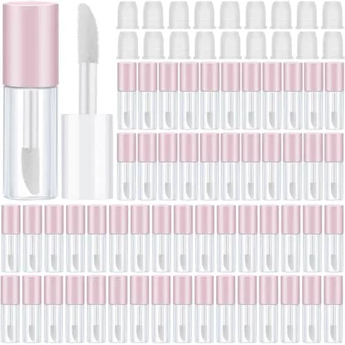 Patelai Clear Mini Lip Gloss Tubes 3ml (0.1 Fl Oz) | 100 Pcs Refillable DIY Cosmetic Containers thumbnail 1