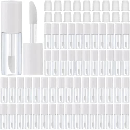 Patelai Clear Mini Lip Gloss Tubes 3ml (0.1 Fl Oz) | 100-Piece DIY Cosmetic Containers thumbnail 1