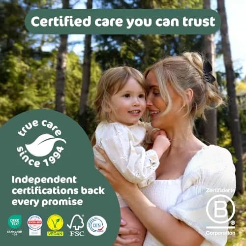 Naty BioEmbrace Newborn Diapers Size 1 | Sensitive Skin, 100 Ct, Plant-Based Comfort thumbnail 6