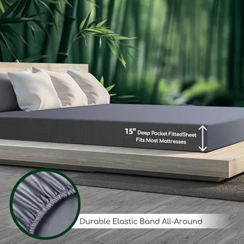 ATE Health Organic Cotton Grounding Sheet King Size 203cm x 229cm x 38cm | Connects to Earth for Better Sleep thumbnail 3