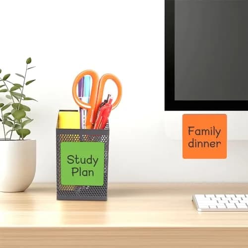 NIUBIKLUS Reusable Magnetic Sticky Notes 3" x 3" (36-Pack) | Dry Erase Labels for Whiteboard, Fridge, Locker thumbnail 9