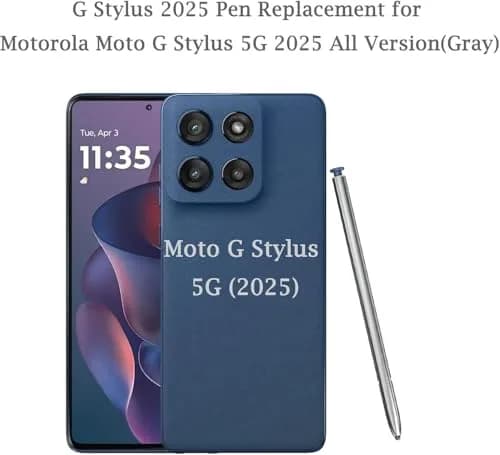 Peixiong Blue 2 Pack Stylus Pen Replacement for Moto G Stylus 2025 | Precise, No Charging Needed thumbnail 2