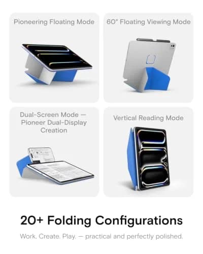 MOFT Dynamic Folio Case for iPad mini 7th A17 Pro & iPad mini 6th A15 | Slim Magnetic Stand with 20+ Angles thumbnail 3
