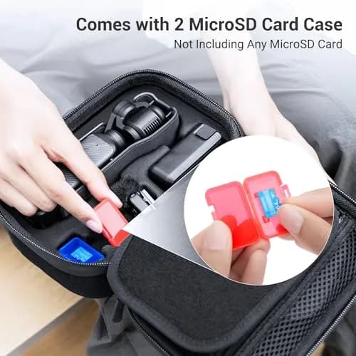 JJC Carrying Case for DJI Osmo Pocket 3 & Xtra Muse | Protective EVA Hard Shell Bag for Camera & Accessories thumbnail 4