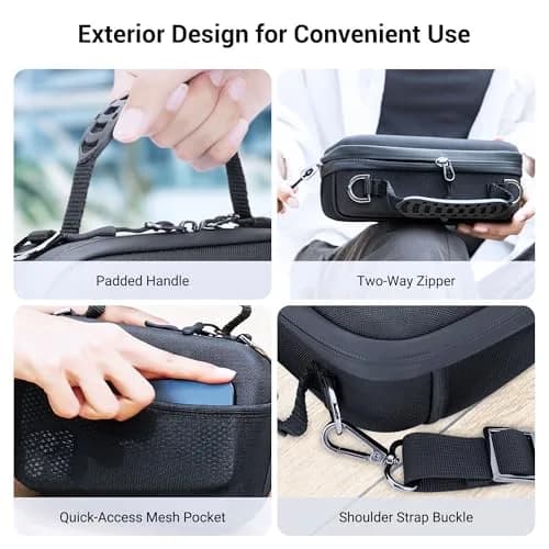 JJC Carrying Case for DJI Osmo Pocket 3 & Xtra Muse | Protective EVA Hard Shell Bag for Camera & Accessories thumbnail 6