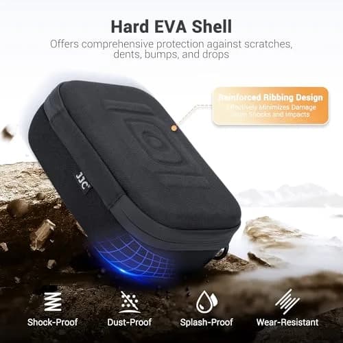 JJC Carrying Case for DJI Osmo Pocket 3 & Xtra Muse | Protective EVA Hard Shell Bag for Camera & Accessories thumbnail 3