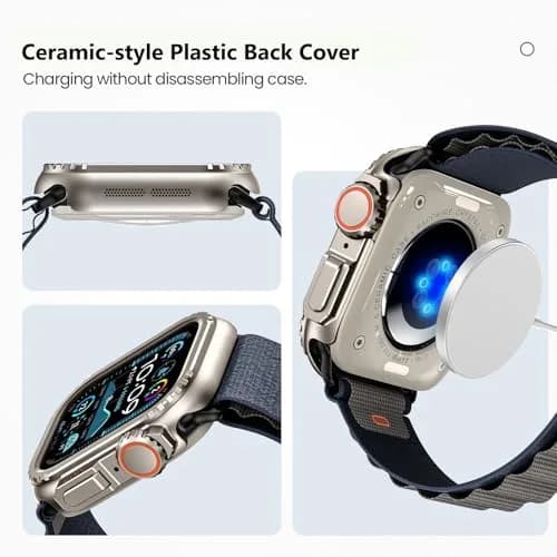 Goton Ultra-Look Metal Case for Apple Watch 42mm Series 6/5/4/SE | Compatible with 42mm/44mm Ultra-Style Conversion thumbnail 5