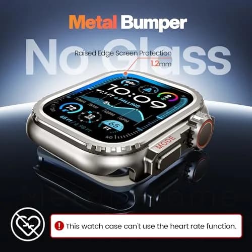 Goton Ultra-Look Metal Case for Apple Watch 42mm Series 6/5/4/SE | Compatible with 42mm/44mm Ultra-Style Conversion thumbnail 3